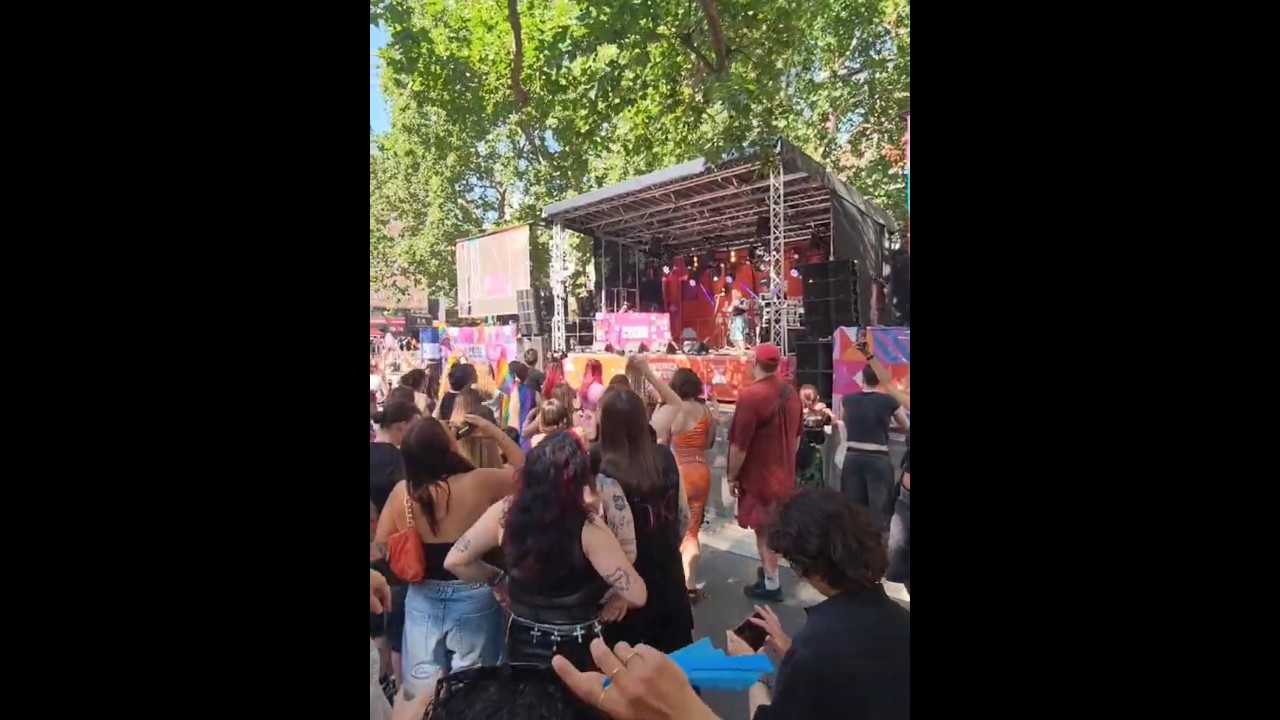Pride Parade was in full swing!