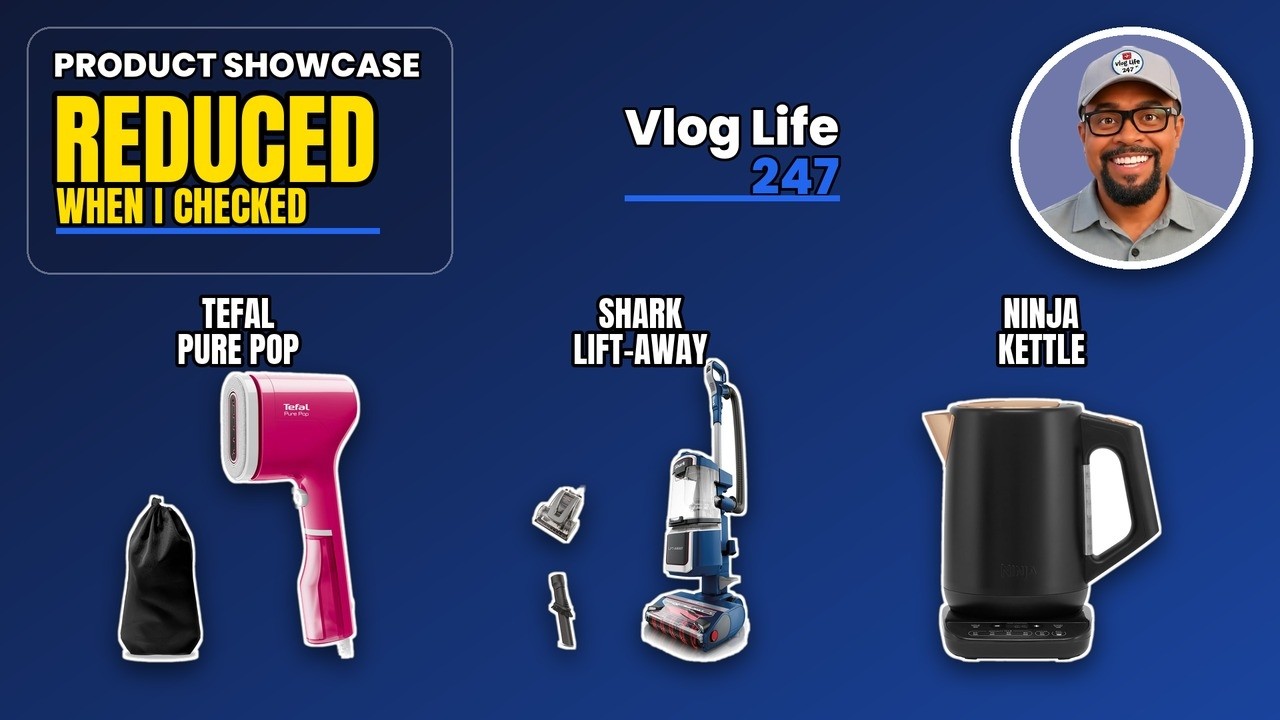 Tefal Pure Pop, Shark Lift-Away, Ninja Kettle: Product Showcase